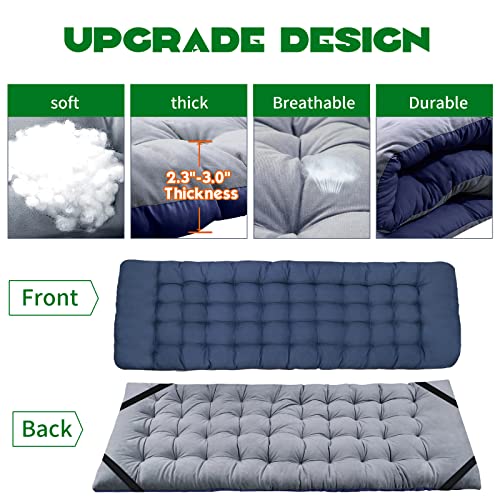 NAIZEA Folding Camping Cot for Adults, Adjustable Reclining Chair N72576