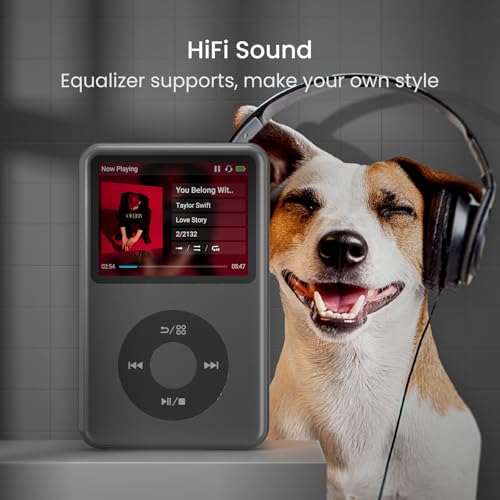 Innioasis Y1 128G Bluetooth MP3 Player Portable Black R3387