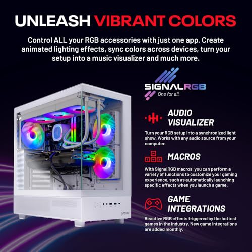 Skytech Azure Gaming PC Desktop, Ryzen 7 9700X, RTX 4060, 2TB SSD, 32GB RAM C74326