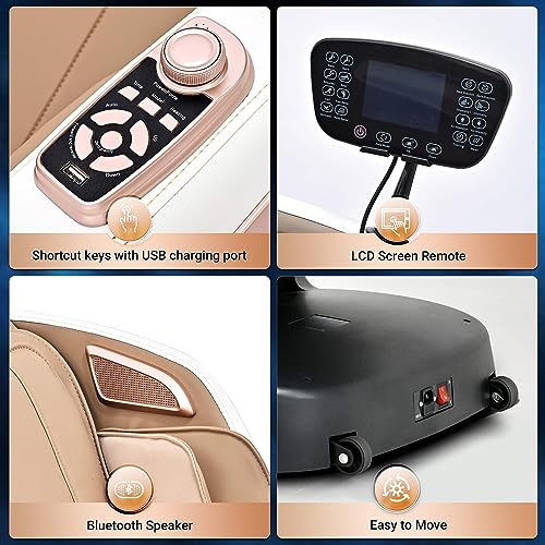 Full Body Zero Gravity Shiatsu Massage Chair with Heat and Foot Massage Q658
