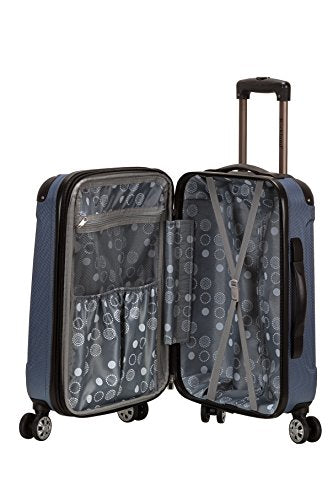 Rockland London Hardside Expandable Luggage with Spinner Wheels, Blue, Carry-On 20-Inch C925214