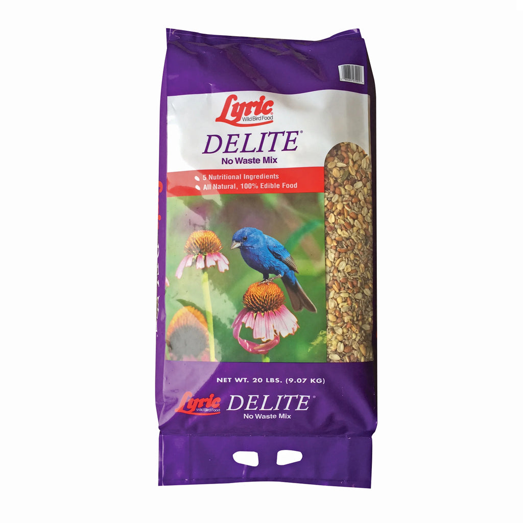Lyric Delite Wild Bird Seed, No Waste Shell-Free Nuts & Seeds, 20 lb. Bag Q803048