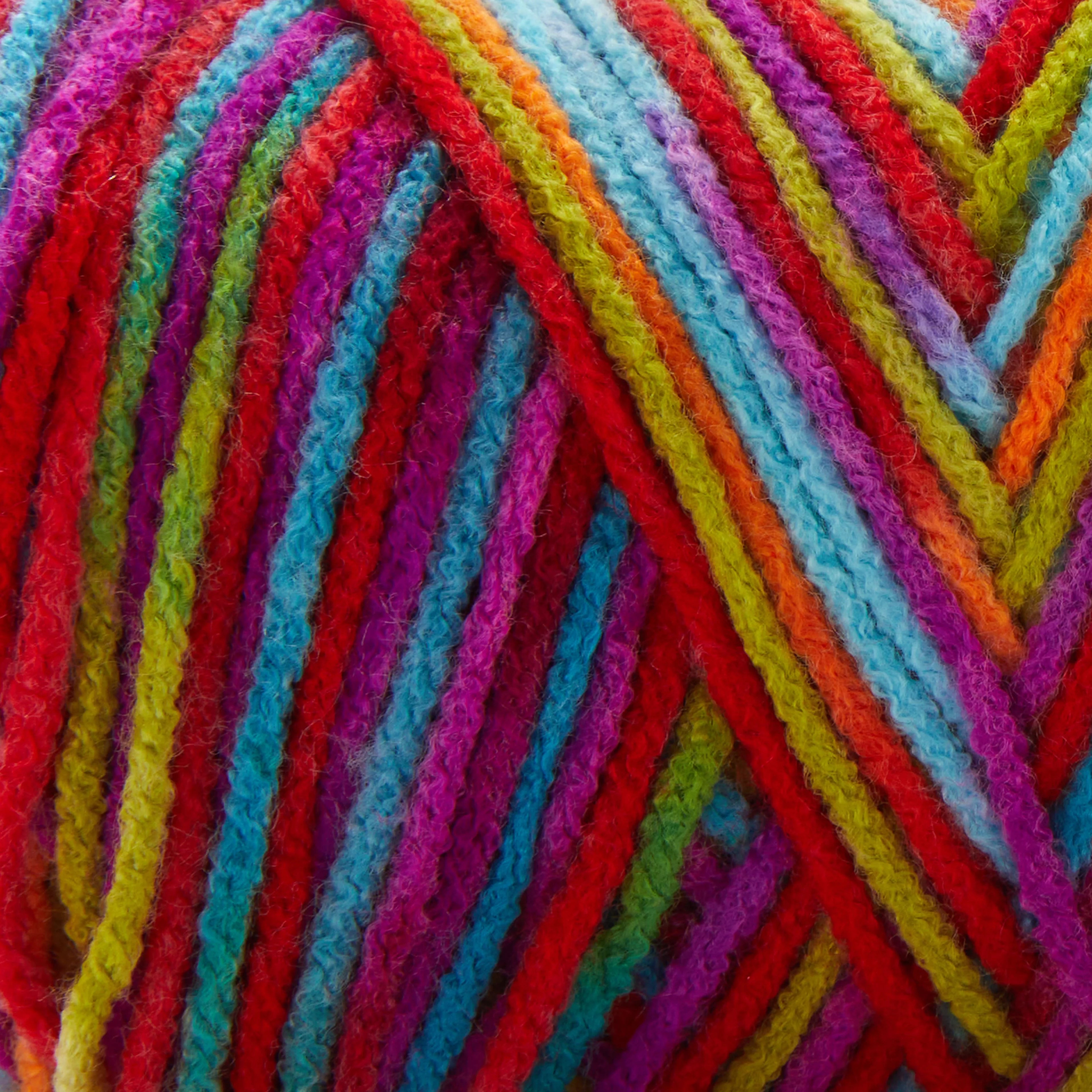Loops & Threads Soft Classic Multi Ombre Yarn, Fiesta, 12 Pack E138236