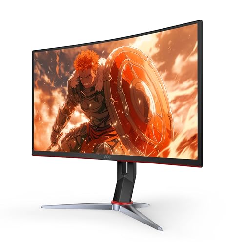 AOC 24G4 24" Gaming Monitor, Full HD IPS, 180Hz 1ms Y482158