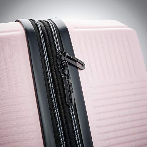American Tourister Stratum XLT Expandable Hardside Luggage with Spinner Wheels, Jet Black, Carry-On 21-Inch E7418