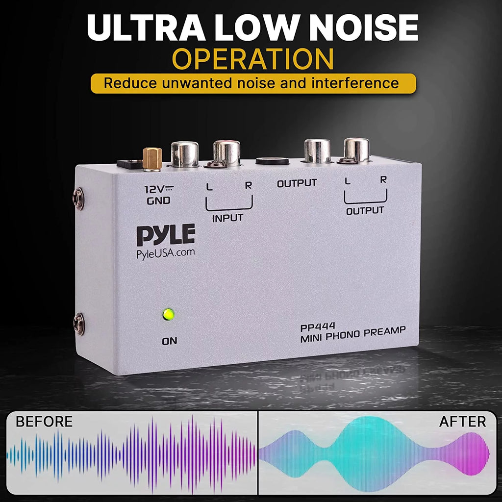 Phono Turntable Preamp with RCA Input & Output R8449