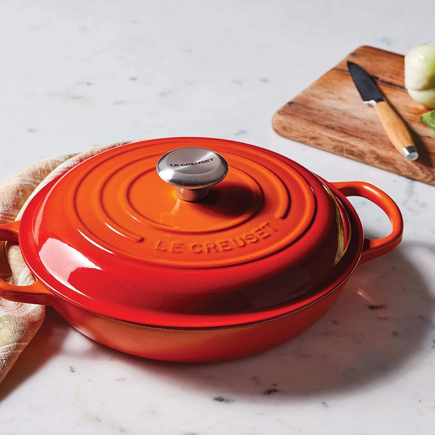 Creuset 9-Piece Signature Cast Iron Cookware Set White Z91667