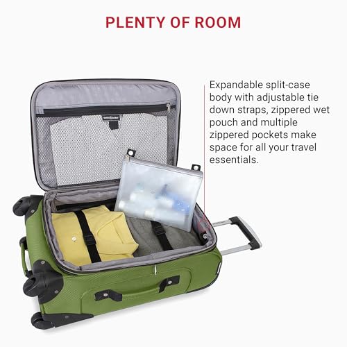 SwissGear Sion Softside Expandable Roller Luggage 3 Piece Set N784870