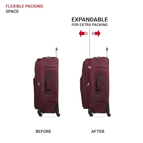 SwissGear Sion Softside Expandable Roller Luggage 3 Piece Set N784870