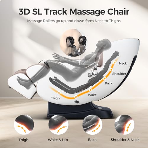 Zero Gravity Massage Chair 3D Full Body Shiatsu Recliner with Airbags and Heating D212
