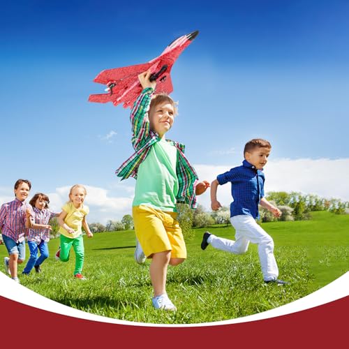 RC Plane Remote Control Airplane Toy 2.4GHz with Lights for Adults Kids I576