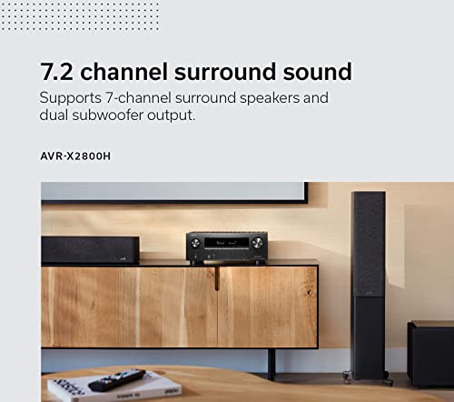 Denon AVR-X3800H 9.4-Ch 8K UHD Home Theater Receiver D255486