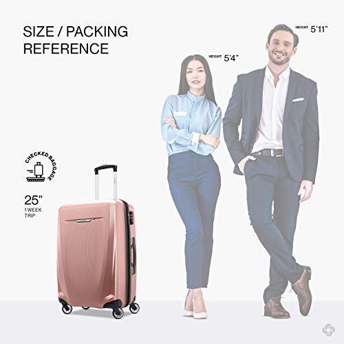 Samsonite Winfield 3 DLX Hardside Expandable Luggage, Silver, Carry-On 20-Inch F64293