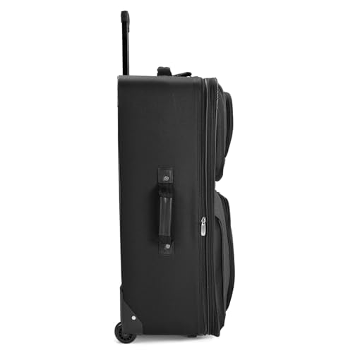 Travel Select Amsterdam 4-Piece Softside Expandable Luggage Set, Gray V976