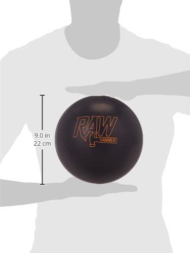 Hammer Raw Black Solid Bowling Ball U467468