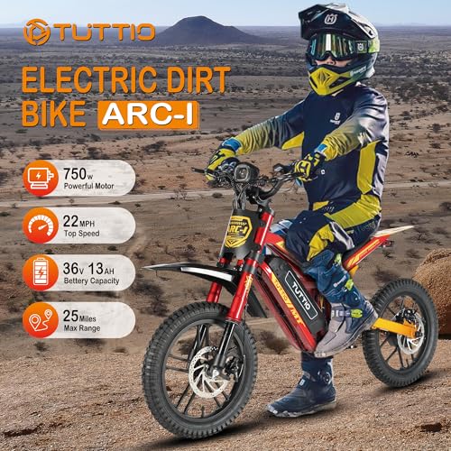 ARC-I 36V Electric Dirt Bike for Kids 5-8, 750W, 22MPH, 16" Tires W181791