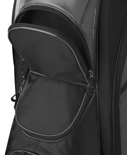 Wilson Feather Golf Cart Bag - Black/Grey/Red V219140