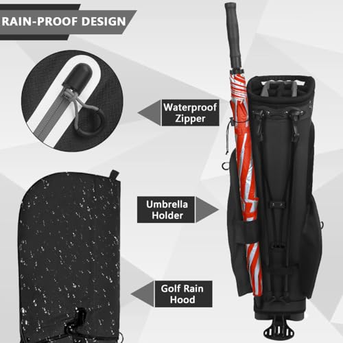 14-Way Golf Stand Bag, Lightweight for Men and Women C3556
