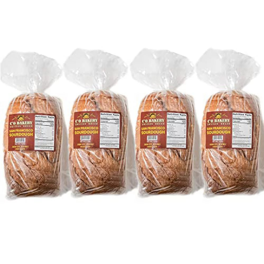 C'O Bakery Artisan San Francisco Sourdough Bread Multipack (4 Loaves) N701