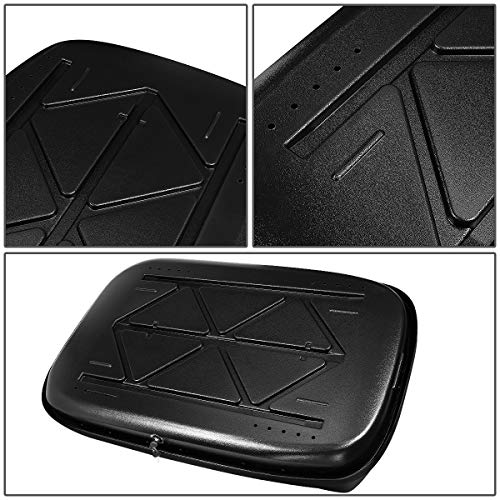 DNA MOTORING Rooftop Cargo Box Lockable Car Top Storage Case 110 Lbs Textured Black P1853