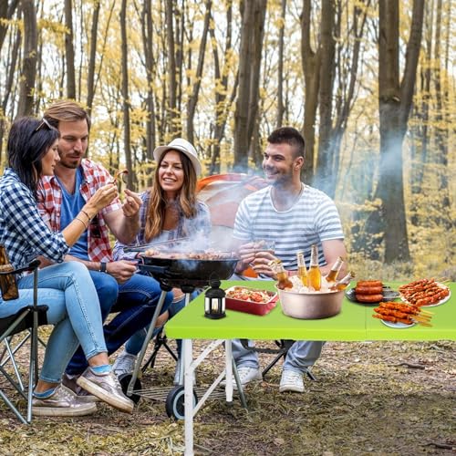 Portable Plastic Folding Table 4ft Heavy Duty Indoor Outdoor Y145657