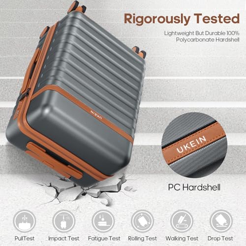 Luggage Sets 3 Piece, Carry On 20 Inch Hardside Suitcase with Spinner Wheels and TSA Lock J67858