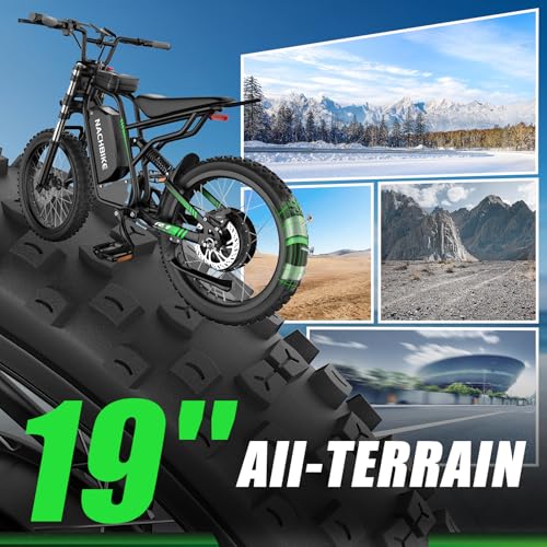 50MPH Electric Dirt Bike for Adults, 4000W, 60V25Ah, Full Suspension H888527