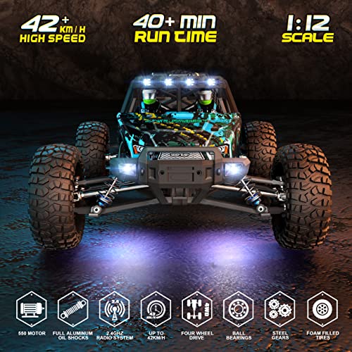 HAIBOXING 2995 Remote Control Truck 1:12 Scale RC Buggy 550 Motor 4WD U344560