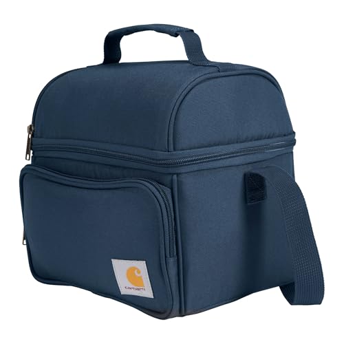 Carhartt Insulated 12 Can Two Compartment Lunch Cooler Bag, Black S79886