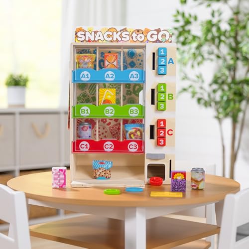 Melissa & Doug Sort, Stock, Select Wooden Vending Machine Play Set S4971
