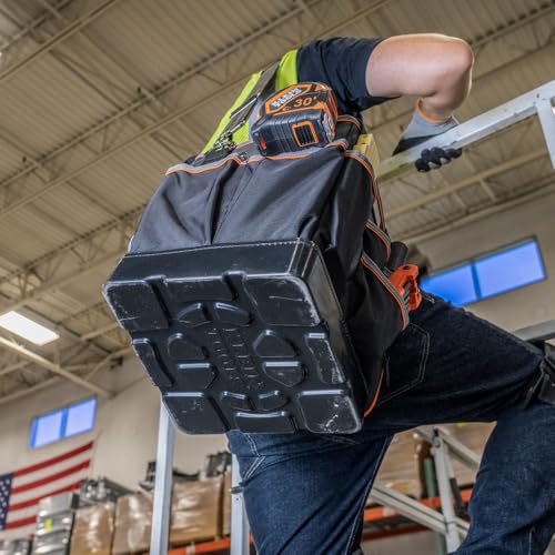 Klein Tools 55419SP-14 Tool Bag with Shoulder Strap, 14 Pockets O8402