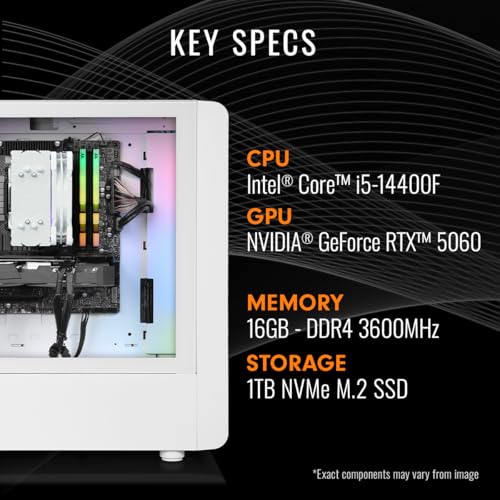 Thermaltake LCGS Quartz R66 Gaming Desktop, AMD Ryzen 5 5600, RX 6600, 1TB NVMe, Windows 11 K558