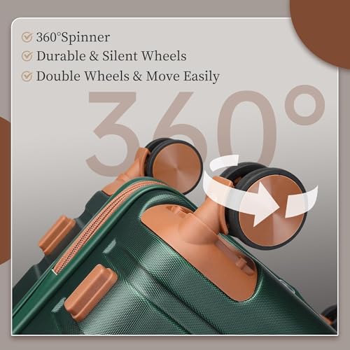 Hardside Carry-on Luggage 20 Inch with Spinner Wheels and TSA Lock J743