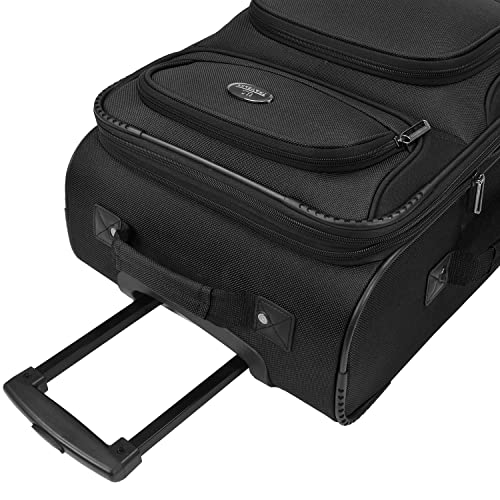 U.S. Traveler Rio Expandable Carry-on Luggage, Orange R95197