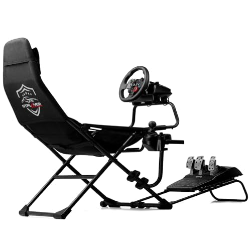 GTPLAYER Sim Racing Cockpit Foldable Adjustable for PC I544