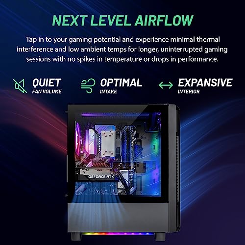 Skytech Blaze4 Mini Gaming PC Desktop, Ryzen 7 5700, RTX 4060, 1TB SSD, 16GB RAM W80305