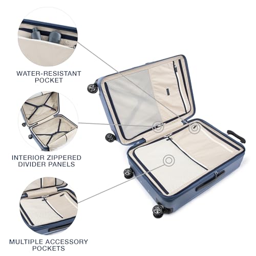 Travelpro Platinum Elite Hardside Expandable Carry-On Luggage, 8 Wheel Spinner, TSA Lock, 20-Inch X826544