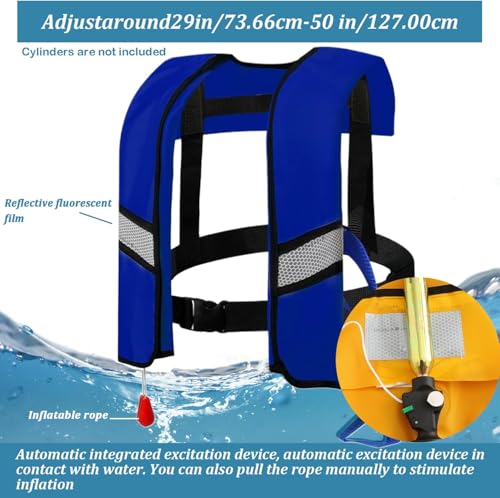 150N Automatic Inflatable Life Jacket with CO2 Inflation C53981