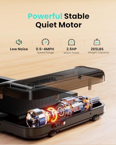 Walking Pad Under Desk Treadmill with Incline for Home Office I96279
