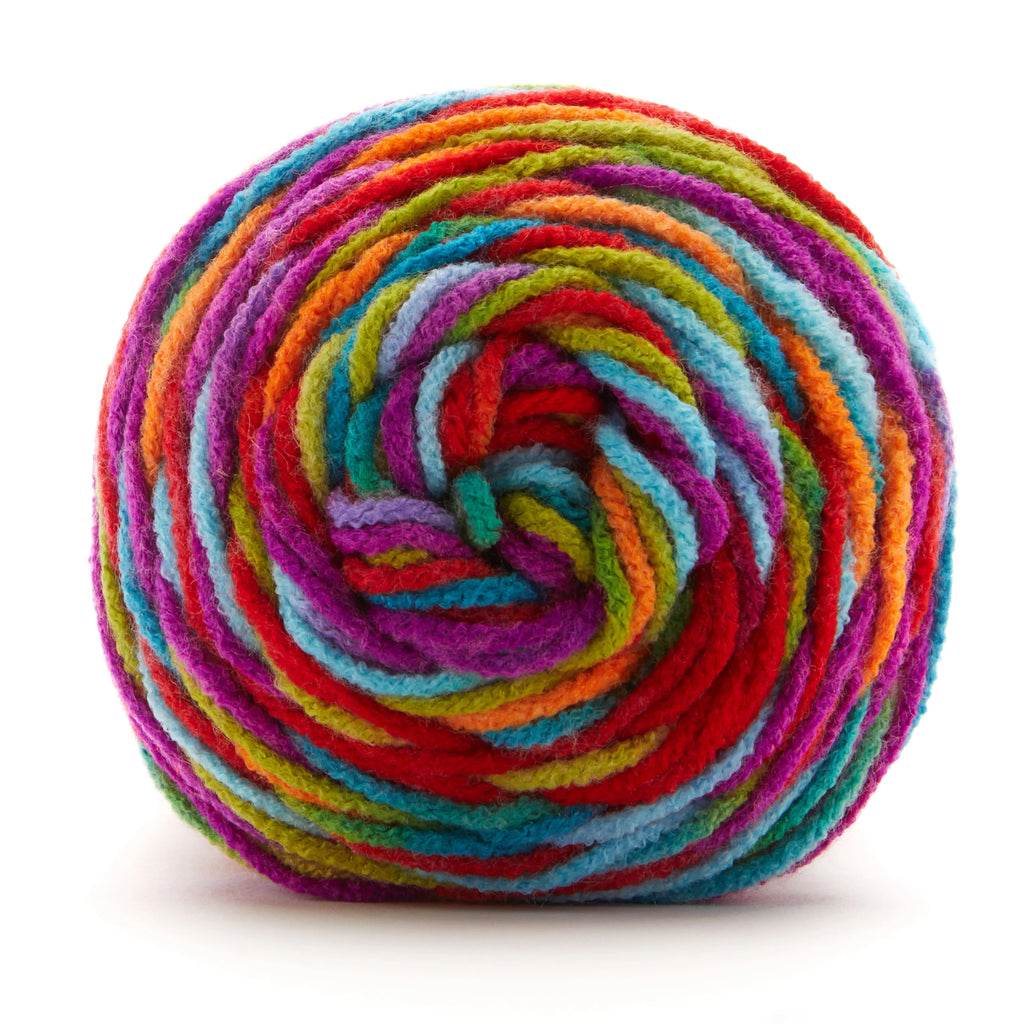 Loops & Threads Soft Classic Multi Ombre Yarn, Fiesta, 12 Pack E138236