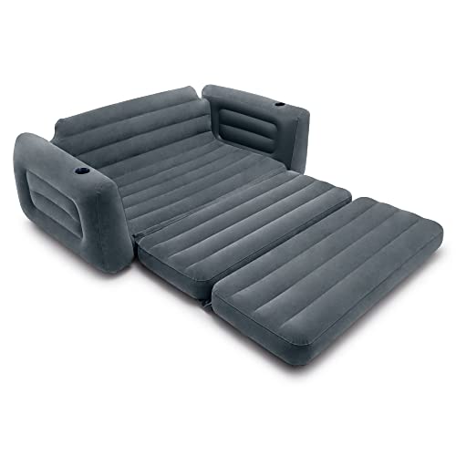 Intex Inflatable Pull-Out Sofa with Cupholder and 2-in-1 Valve F3763