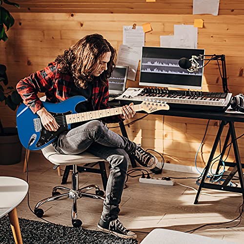 GLARRY Full Size Electric Guitar with 20W Amp and Accessories Pack (Blue) C3431