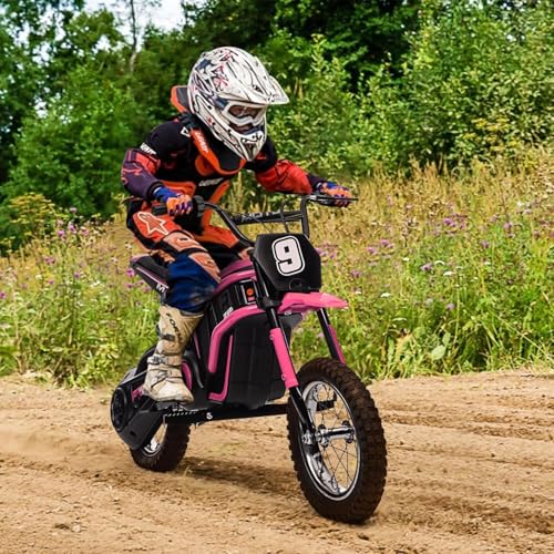 24V 350W Kids Electric Dirt Bike, 3-Speed, Off-Road Ride-On Motorcycle S465