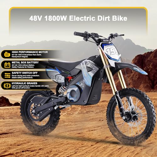 MotoTec 48v Pro Electric Dirt Bike 1800w Lithium Pink L9605
