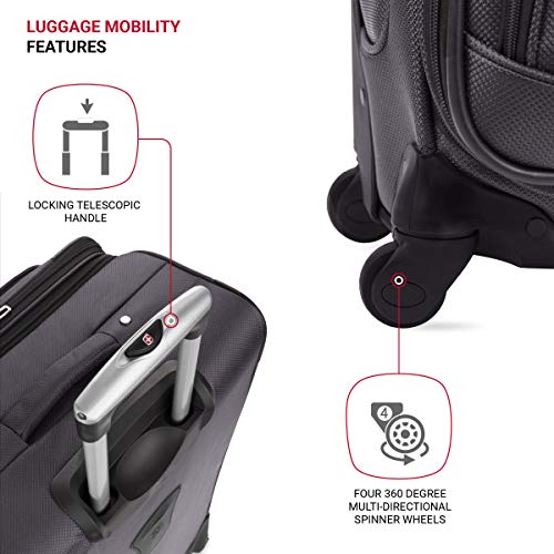 SwissGear Sion Softside Expandable Roller Luggage 3 Piece Set N784870