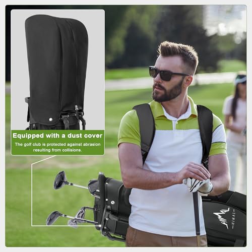 Lightweight Golf Stand Bag with 5-Way Dividers and 8 Pockets K5013