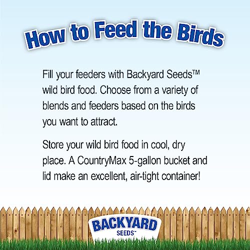 Backyard Seeds Shelled Peanut Pickouts – 25 lb Bag for Wild Birds & Wildlife O86894