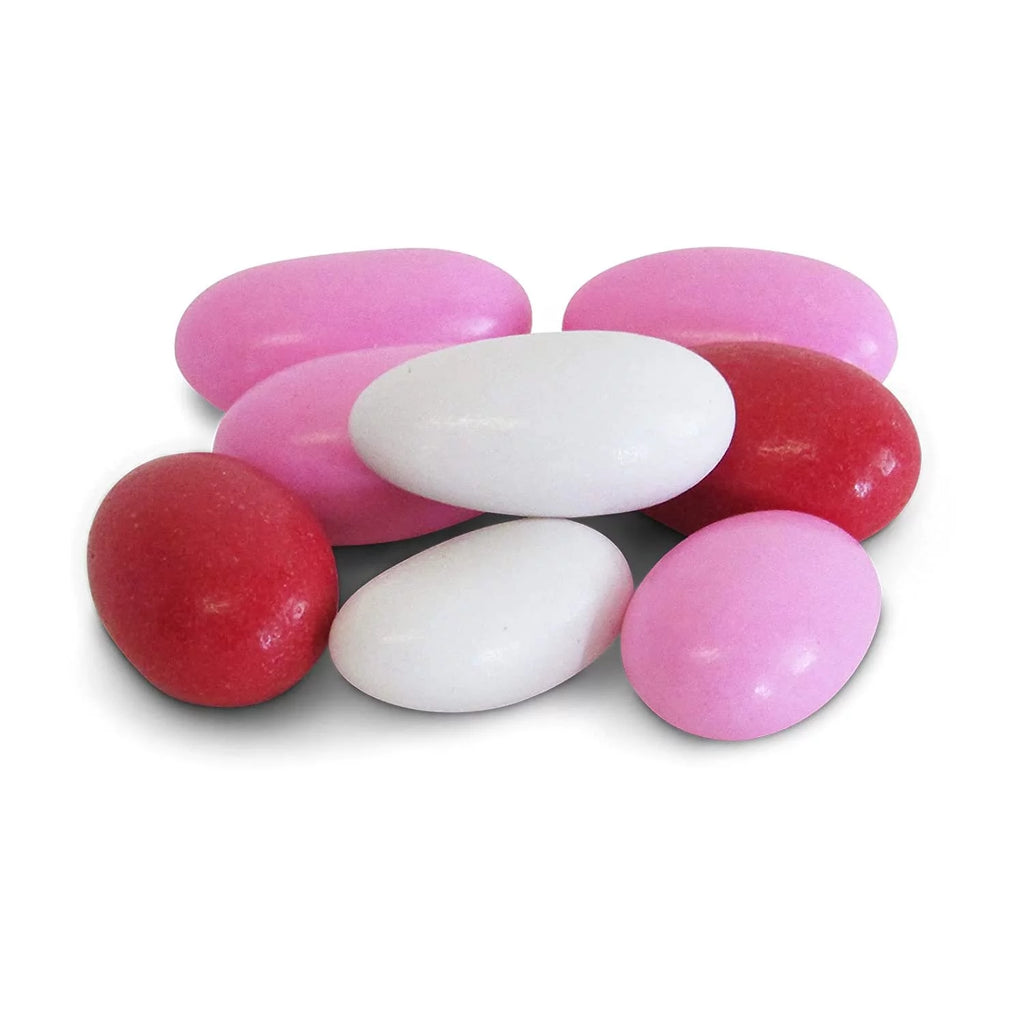 Red Pink & White Jordan Almonds Mix by It's Delish, 5 LBS Bulk Bag V82366