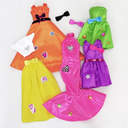 Barbie Be a Real Fashion Designer Neon Edition DIY Dress-Up Craft Kit A30293