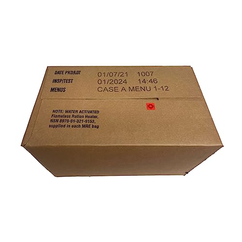 Ammo Can Man Military MREs 2024 Inspection Random Menu Complete Nutritional Meals Made in USA Y7547